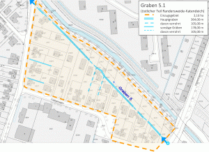 Einzugsgebiet des Grabens 5 Ostteil