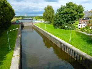 Die Krapphofschleuse, Foto: Reinhard Kraasch, Wikimedia